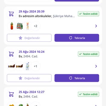 Getir Bayat Bozuk Ürün