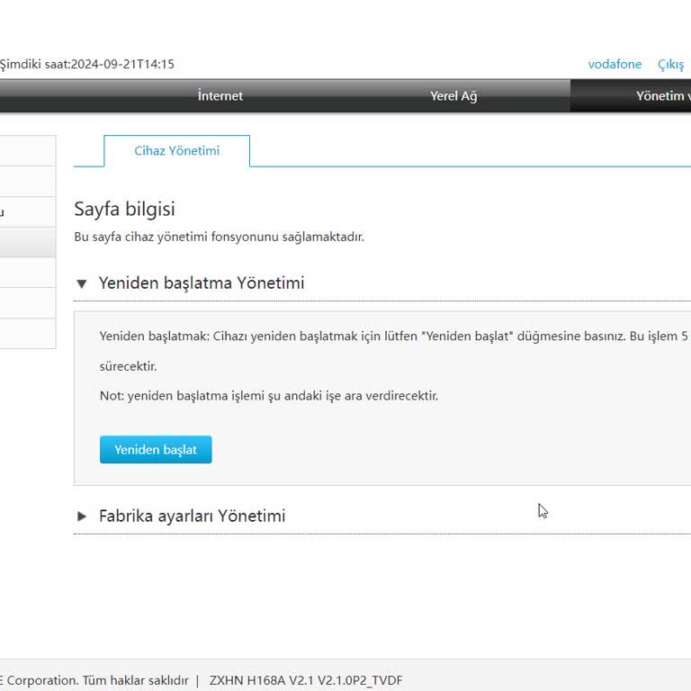 Vodafone Modem Yazılım Kısıtlaması Kullanıcı Haklarını İhlal Ediyor