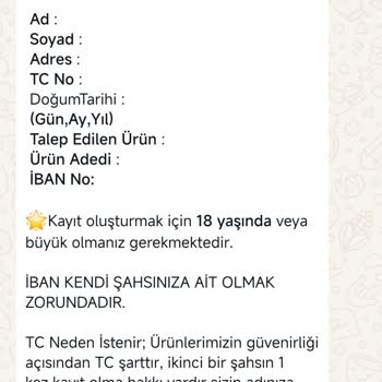 Evdenpaketlemeacentesi (Instagram) Evden Paketleme İşi İçin Kimlik Numarası Adres Ibn Verdim
