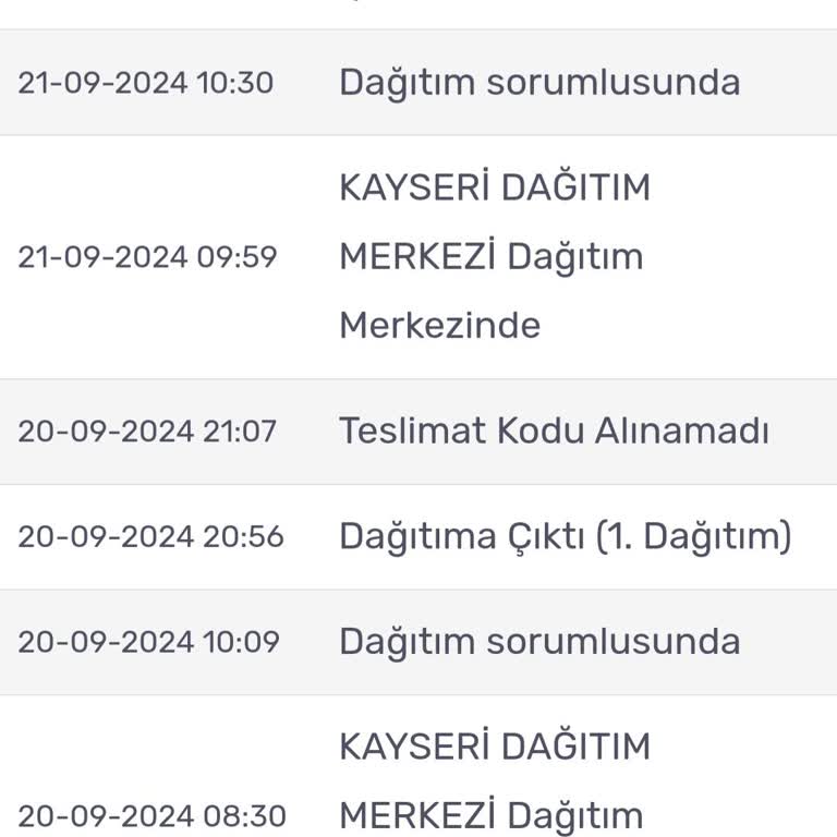 Kargomsende Teslim Edilemedi Şikayet