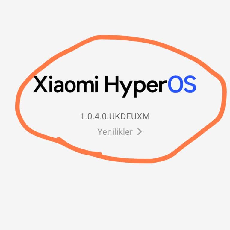 Xiaomi Uyarıyorum Hyperos Güncelleme Yapmayın)