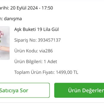 ÇiçekSepeti Eksik Gelen Çiçekler Ve Yetersiz Çözüm Teklifi