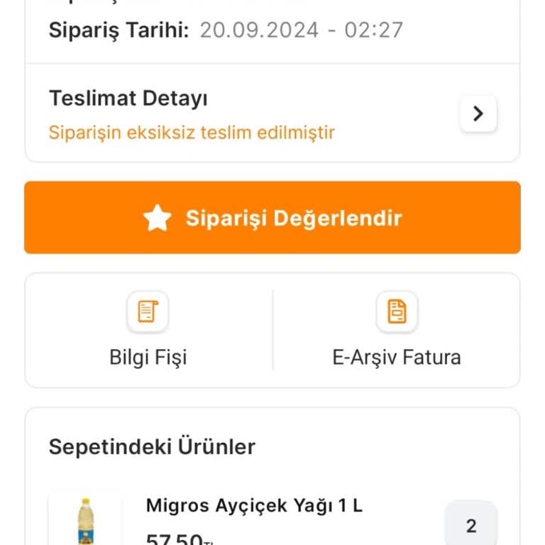 Migros Bahçelievler Şubesi Sürekli Eksik Ürün Getiriyor!