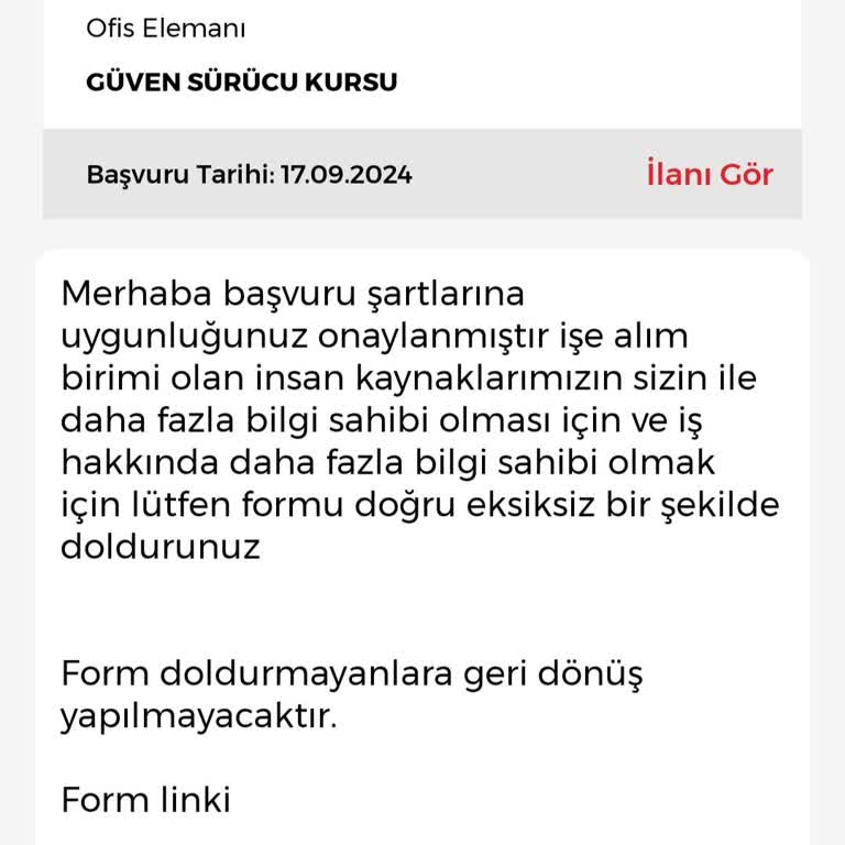 İşin Olsun Şikayet Kimlik Bilgisi