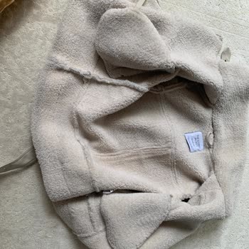 Stradivarius Tüylü Biker Ceket Kirli Geldi