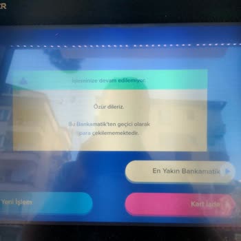 İş Bankası ATM Para Vermiyor...