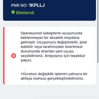 Ajet Firması Uçak Saati Değişikliği Mağduriyeti