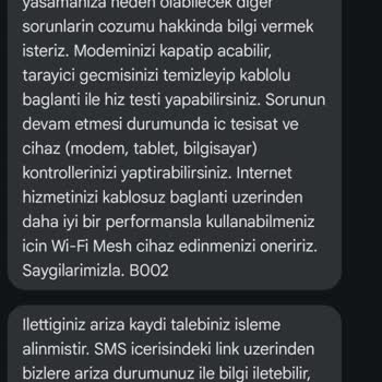 Millenicom Müşteri Hizmetleri İnternet Hız Problemini Çözemiyorlar