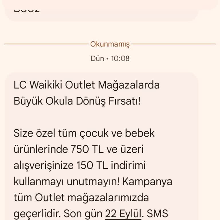 LCW Kampanyasının Kasada Geçerli Olmaması