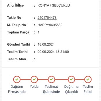 Aras Kargo Kargom Teslim Edilmedi