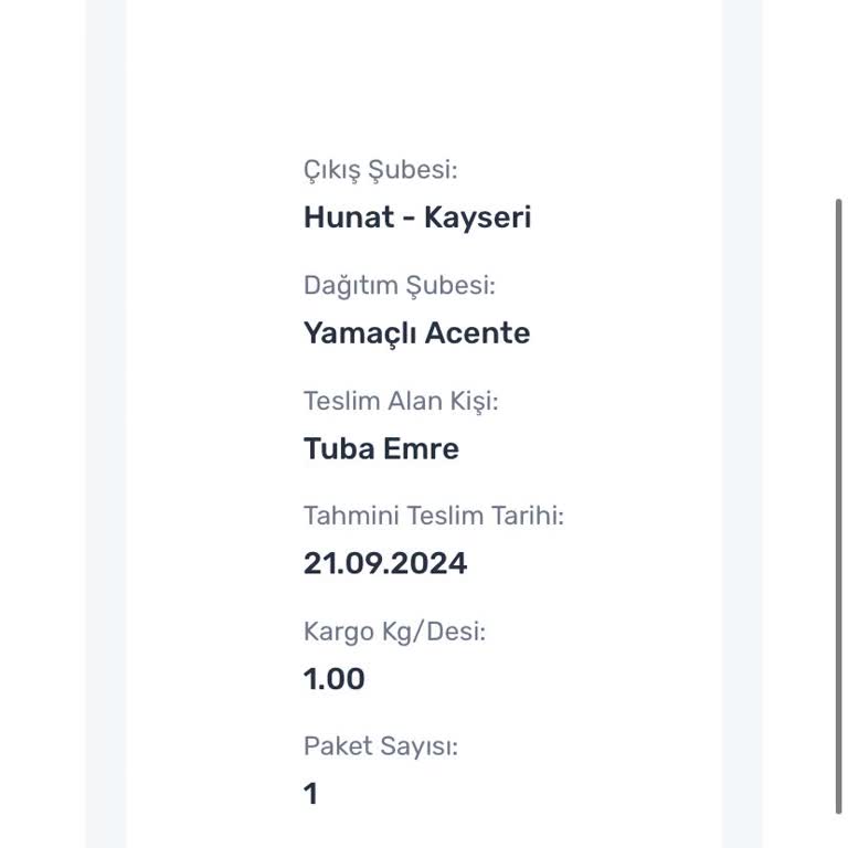 Sürat Kargo Kuryesi Teslimat Yapmadan Ürün Teslim Etmiş Gibi