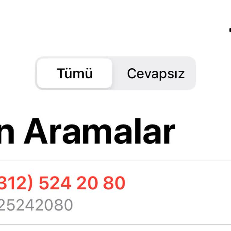 0312 524 20 80 Yabancı Numara Aranması