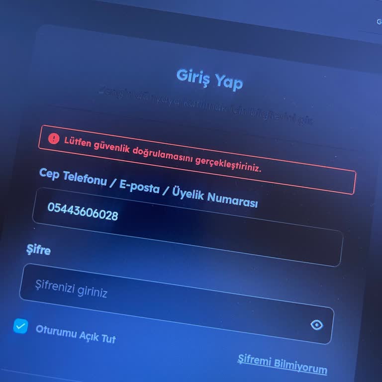 Tod TV Güvenlik Doğrulaması Hatası