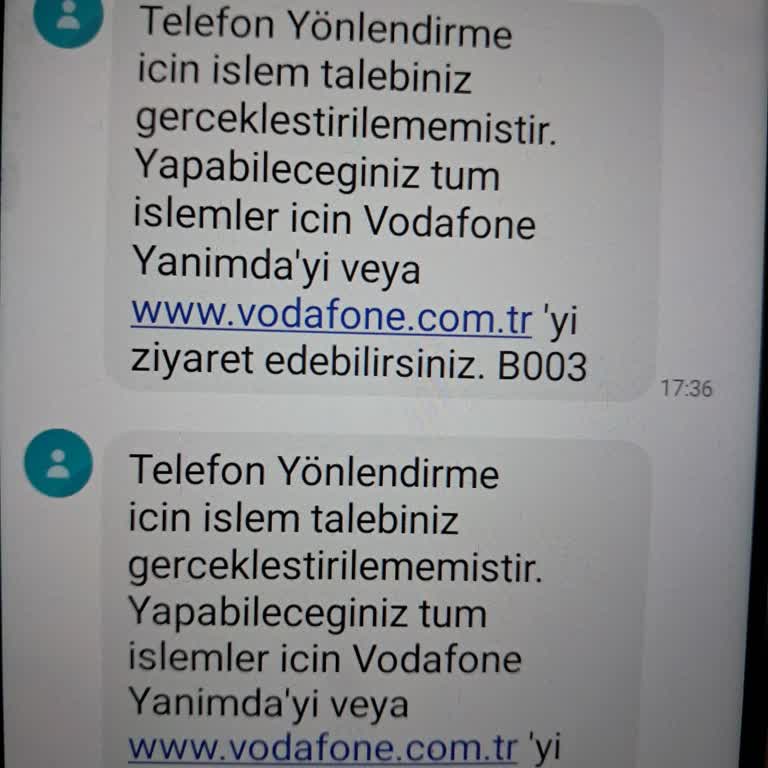 Vodafone Arama Yönlendirme Sorunu ve Müşteri Hizmetlerine Ulaşamama