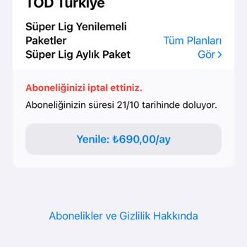 TOD Tv Ücretin Karşılığını Vermedi