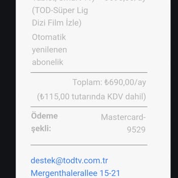 TOD Tv Tod Parayı Aldı Hesabı Açmadı İade De Yapmıyor