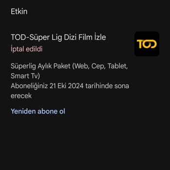 TOD Tv Tod Parayı Aldı Hesabı Açmadı İade De Yapmıyor