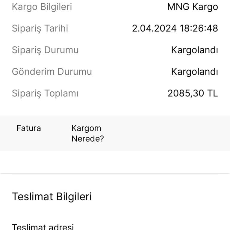 MNG Kargo Taşıma Sırasında Zarar Gören Ürünün Ücret İadesini Yapmadı