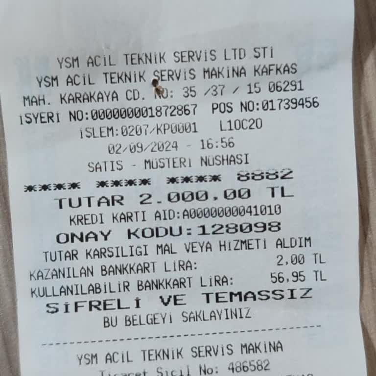 Ysm Teknik Servis Profilo