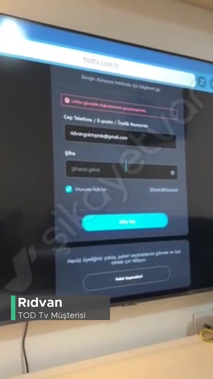 Tod TV Televizyonumdan İzleyemiyorum videonun kapak resmi
