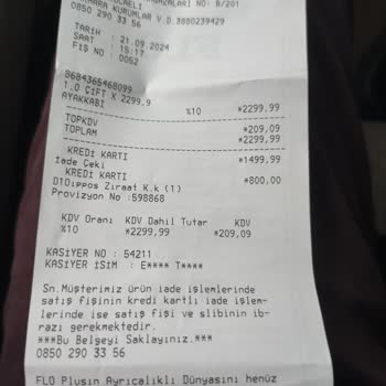 FLO Ayakkabı FLO Mağaza Hatalı Ürün