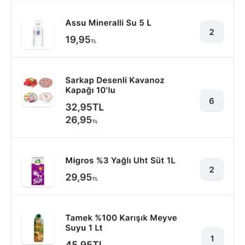 Migros Eksik Ürün Gönderip Tam Ürün Ücreti Alıyor Ve Geri Dönmüyor