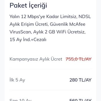 Türk Telekom Evde İnternet Taahhüt Bitiminde 4 Katı Fiyat Teklifi