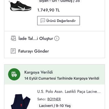 Boyner Kargo Şirketi İyi Değil