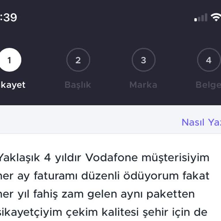 Vodafone'dan Sürekli Artan Fiyatlar ve Düşen Çekim Kalitesi