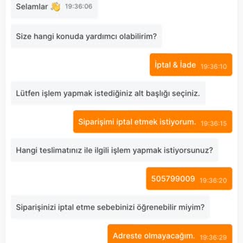 Migros İptal Sorunu Ve Ulaşılamama