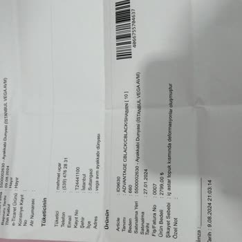 Ayakkabı Dünyası Sattığı Ürünün Arkasında Durmuyor