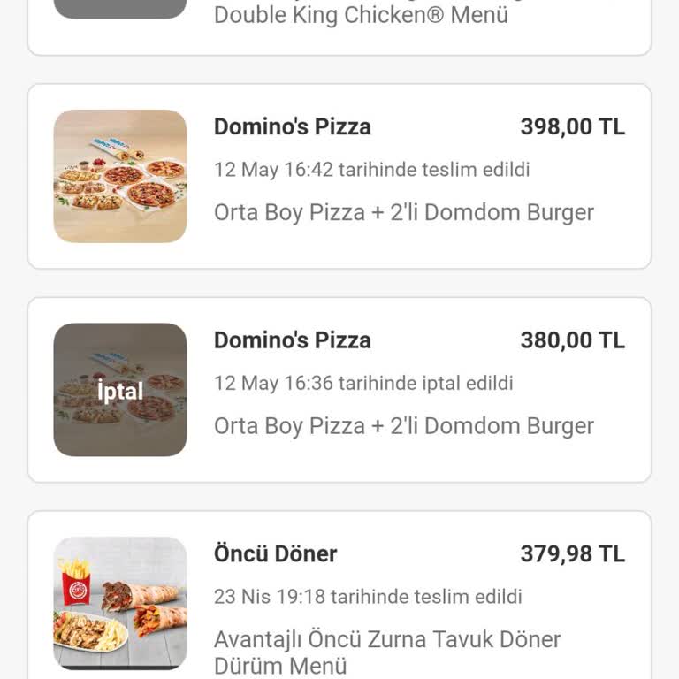 Burger King Geç Gelen Sipariş Ve Aç Kalan Müşteri