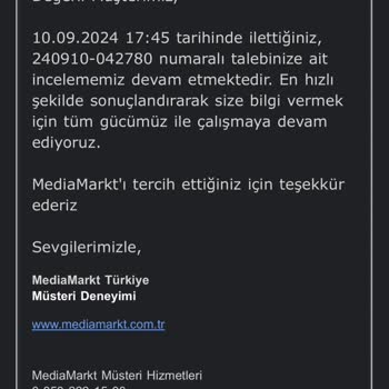 Media Markt Ürünümü Kaybetti! Müşteri Temsilcisi Bile İlgilenmiyor!