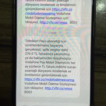 Vodafone Pay Tarafından İzinsiz Abonelik Yapılması
