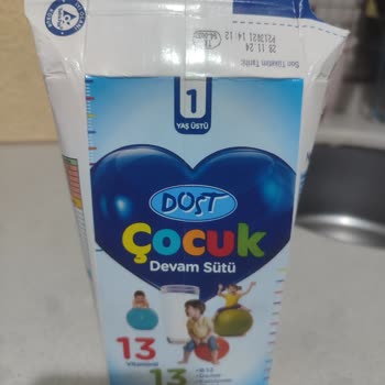 BİM Dost Marka Çocuk Devam Sütün De Yabancı Cisim Çıkması