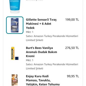 Amazon Fiyat Farkı İadesi Yapmıyor