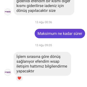 Butik Ponçik İademi Yapmıyor Defalarca İletişime Geçtiğim Halde