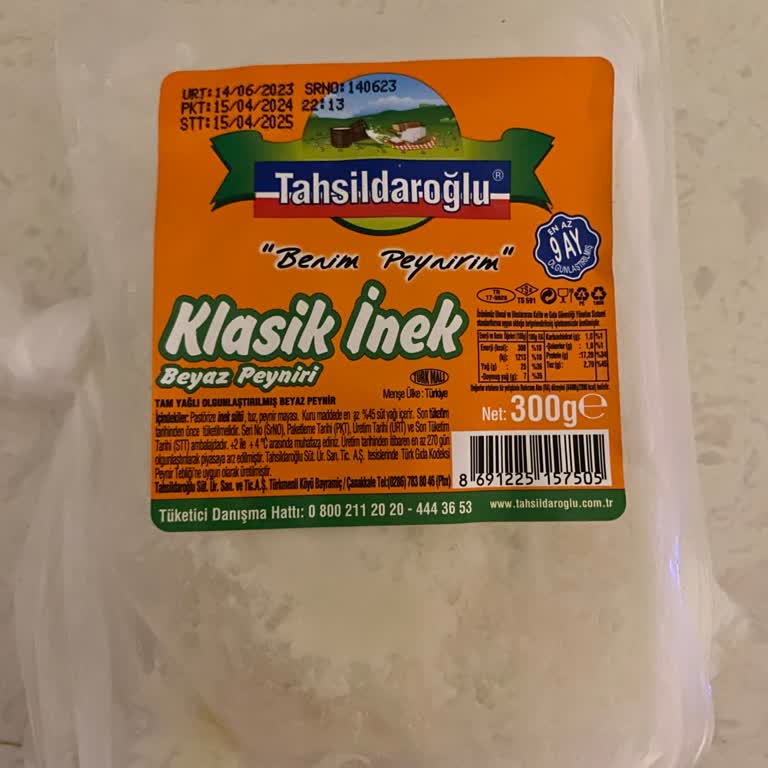 Tahsildaroğlu Migros'tan Alınan Peynirde Kötü Koku Şikayeti