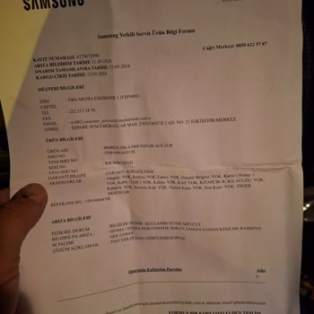 Samsung Yetkili Servisi İlgisizlik