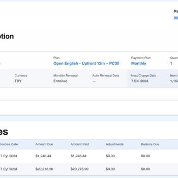 Open English Otomatik Yenileme Sorunu Ve İptal Zorluğu