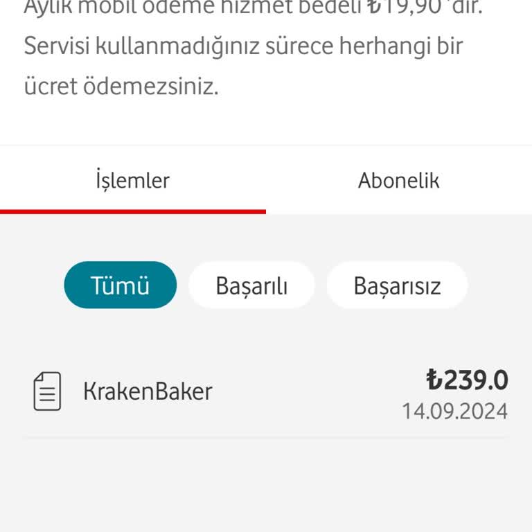 Kraken Baker Aboneliği İptal Edin
