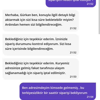 GetirYemek Burger King Siparişim Derbi Maçı Nedeniyle İptal Edildi