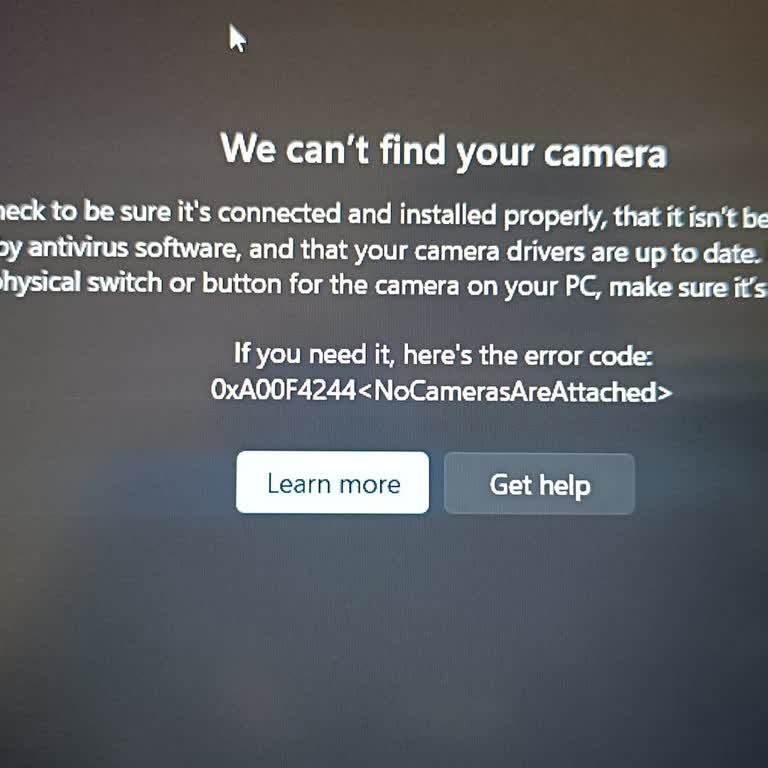 HP Victus 15 Kamera Açılmıyor
