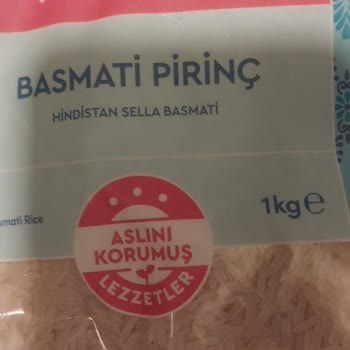 Hasata Basmati Pirinç Kokuyor