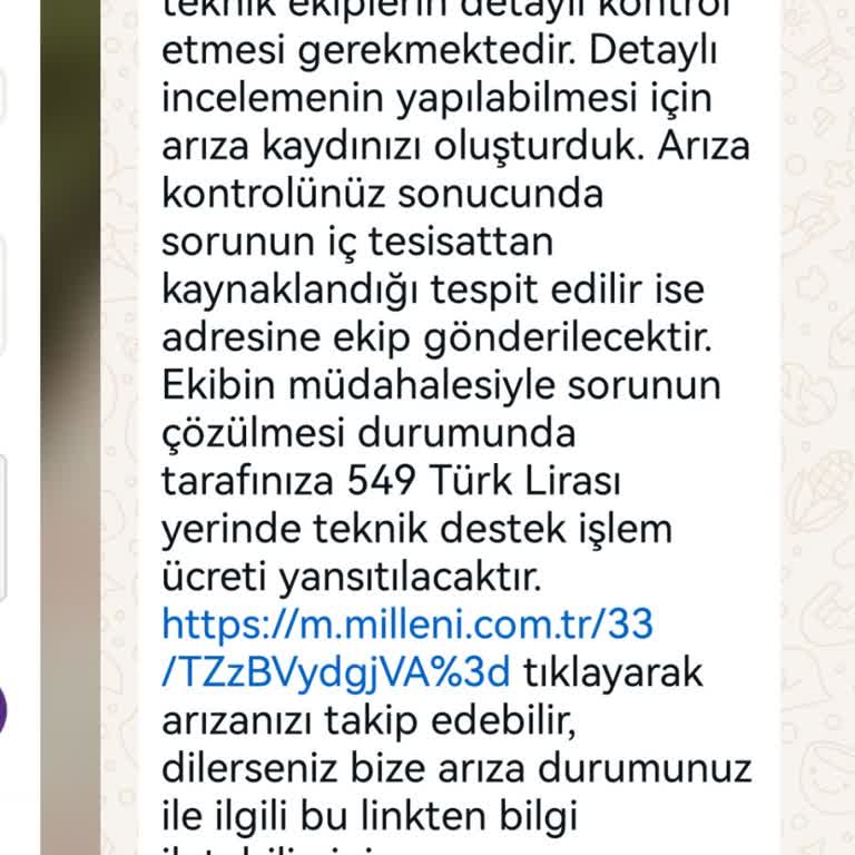 Millenicom A Geri Hizmet Paralı.