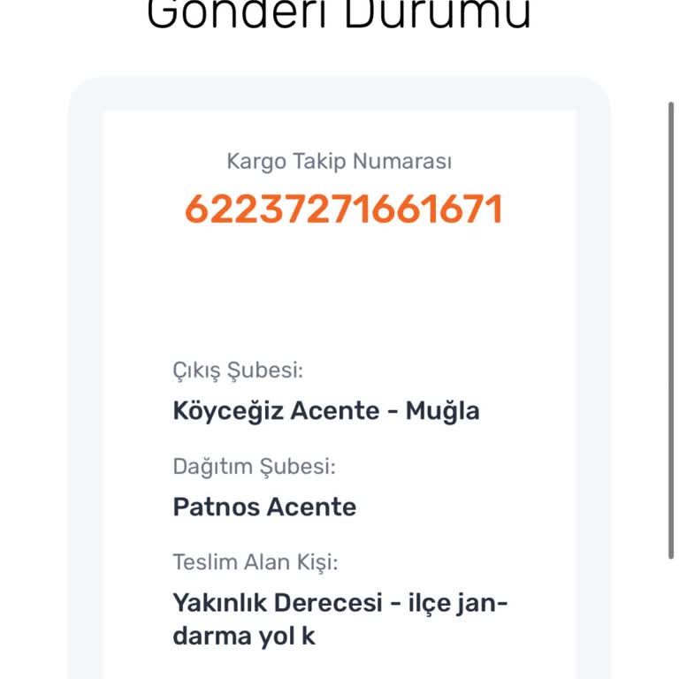 Sürat Kargo Yanlış Teslimat Ve Adres Sorunu