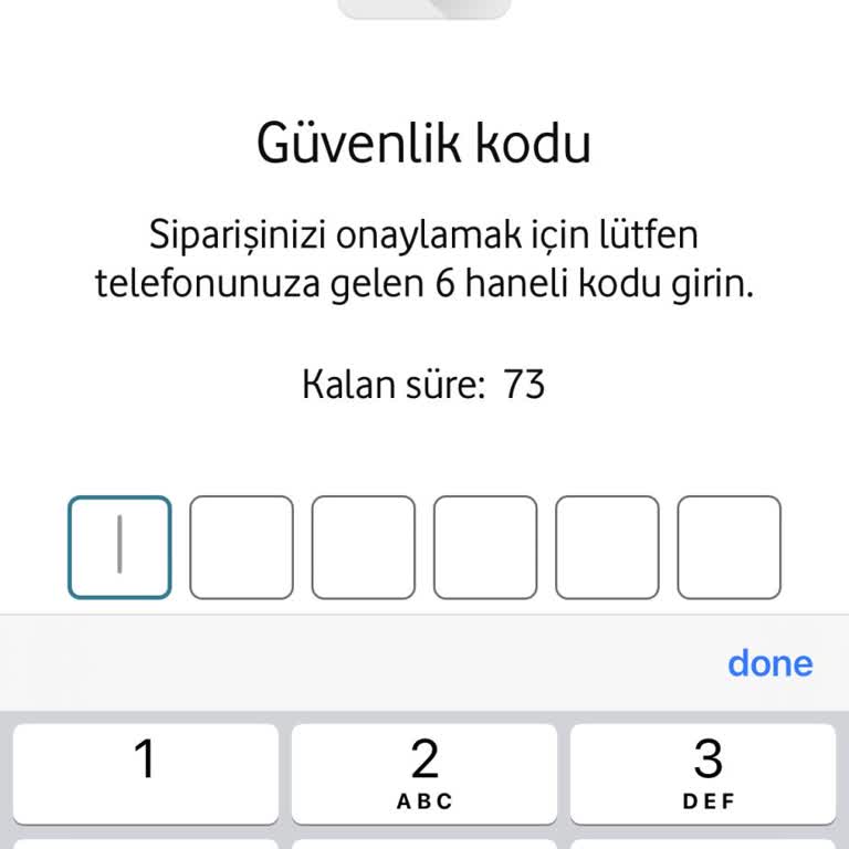 Vodafoneflex Ürün Satın Alımında SMS Onayı Sorunu