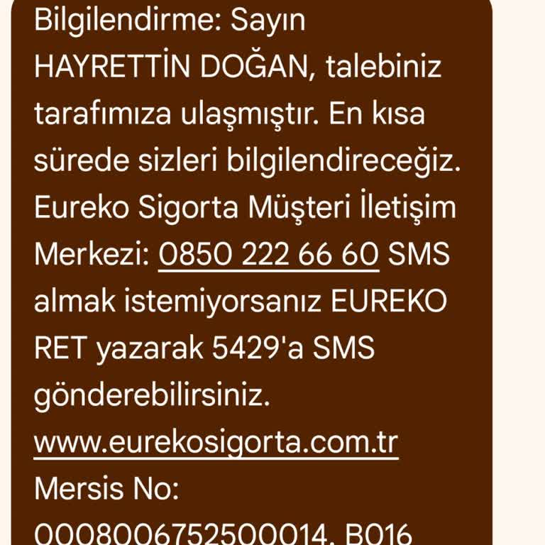 Eureko Sigorta Trafik Sigortası İptal Sorunu Ve Garanti Bankası İlgisizliği