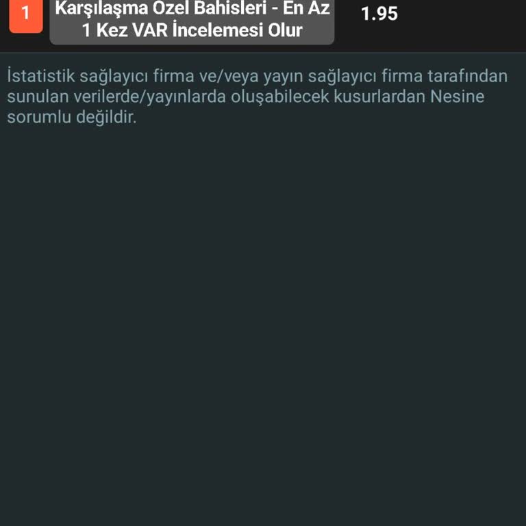 Nesine Hatalı Kupon Sonuçlandırma