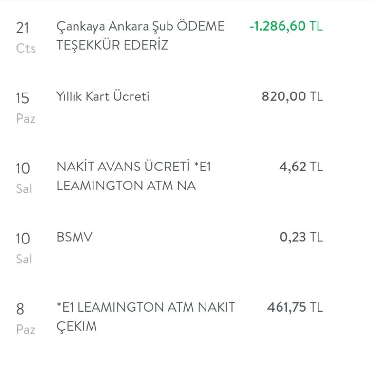 TEB Kredi Kart Ücreti